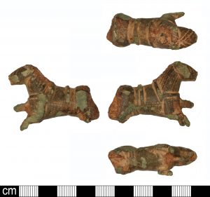 Highly decorated medieval zoomorphic padlock (PAS: SOM-ABF421) (Image courtesy of the Portable Antiquities Scheme)